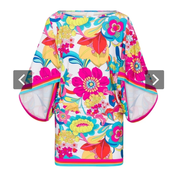 Nwt Trina Turk Fontaine swim tunic  multicolor - Picture 5 of 14